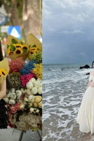 Không Che – Clip nóng Khánh Ngân ân ái bên bờ biển với bạn trai